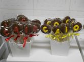 pirulito de chocolate com 1 letra